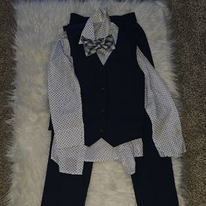 Van Heusen Navy and White Kids Matching Set